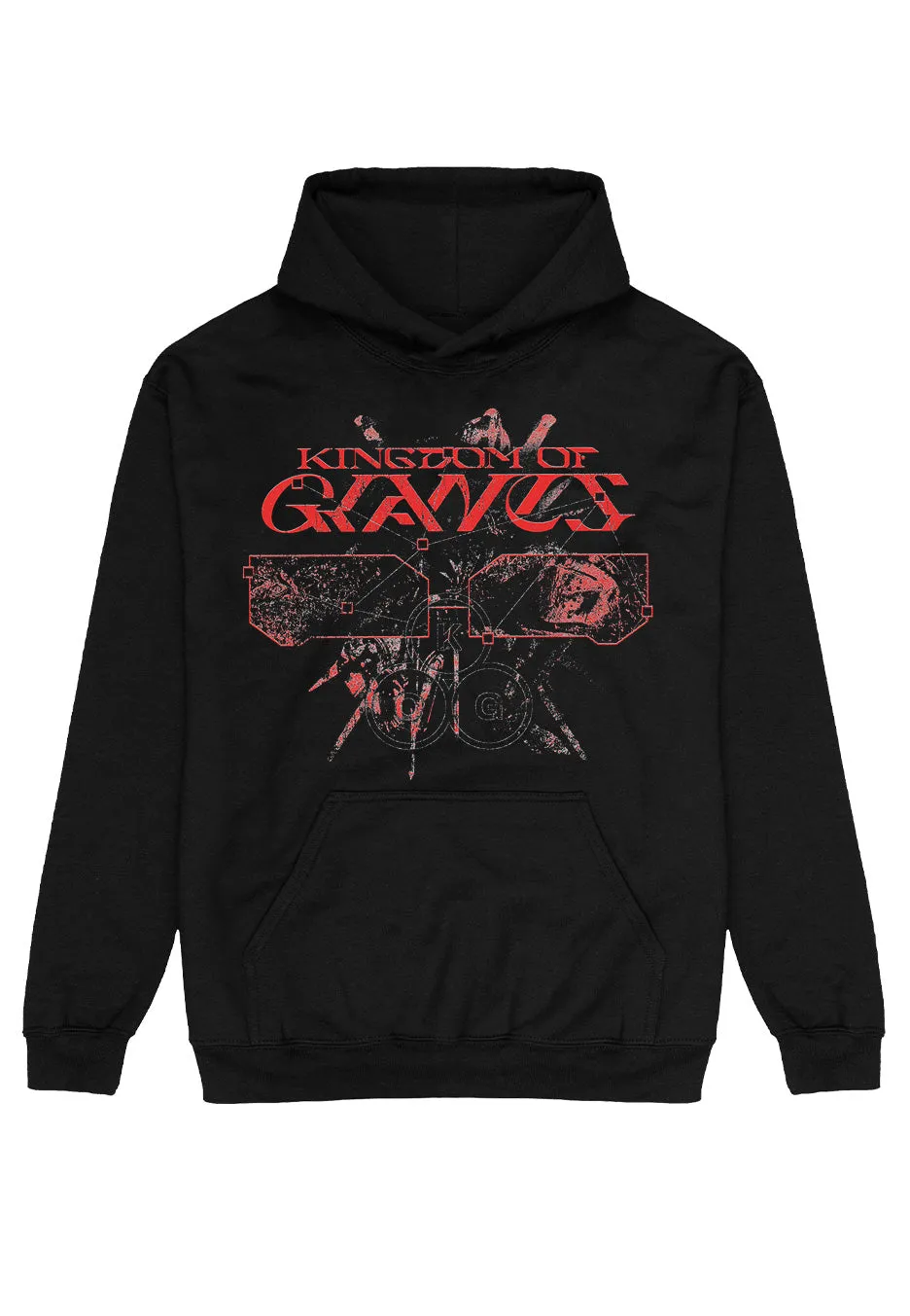 Impericon Death Is Always Hoodie schwarz Metalcore