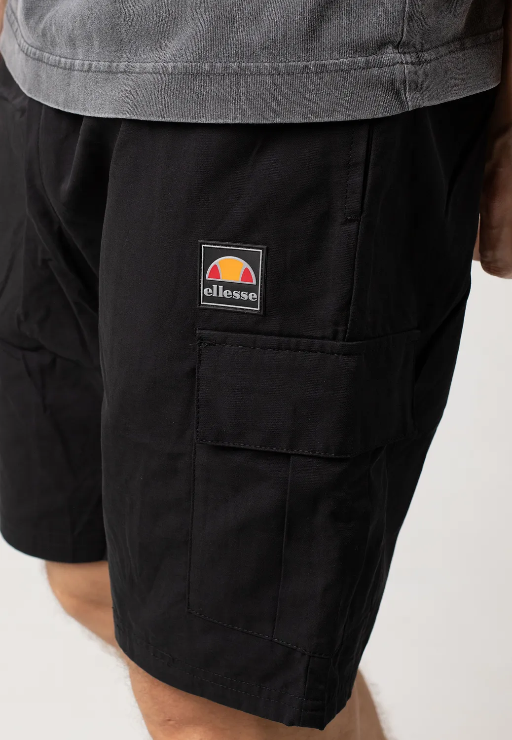 Impericon Caprera Cargo Black Cargo-Shorts M schwarz Baumwolle