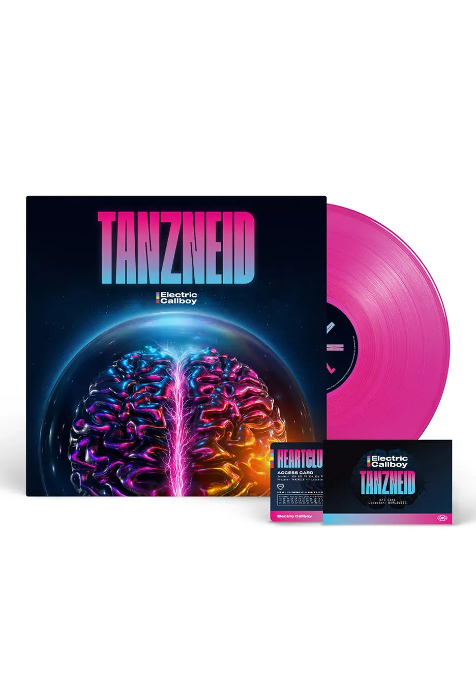 Impericon TANZNEID Neon Pink Colored Vinyl LP limitiert