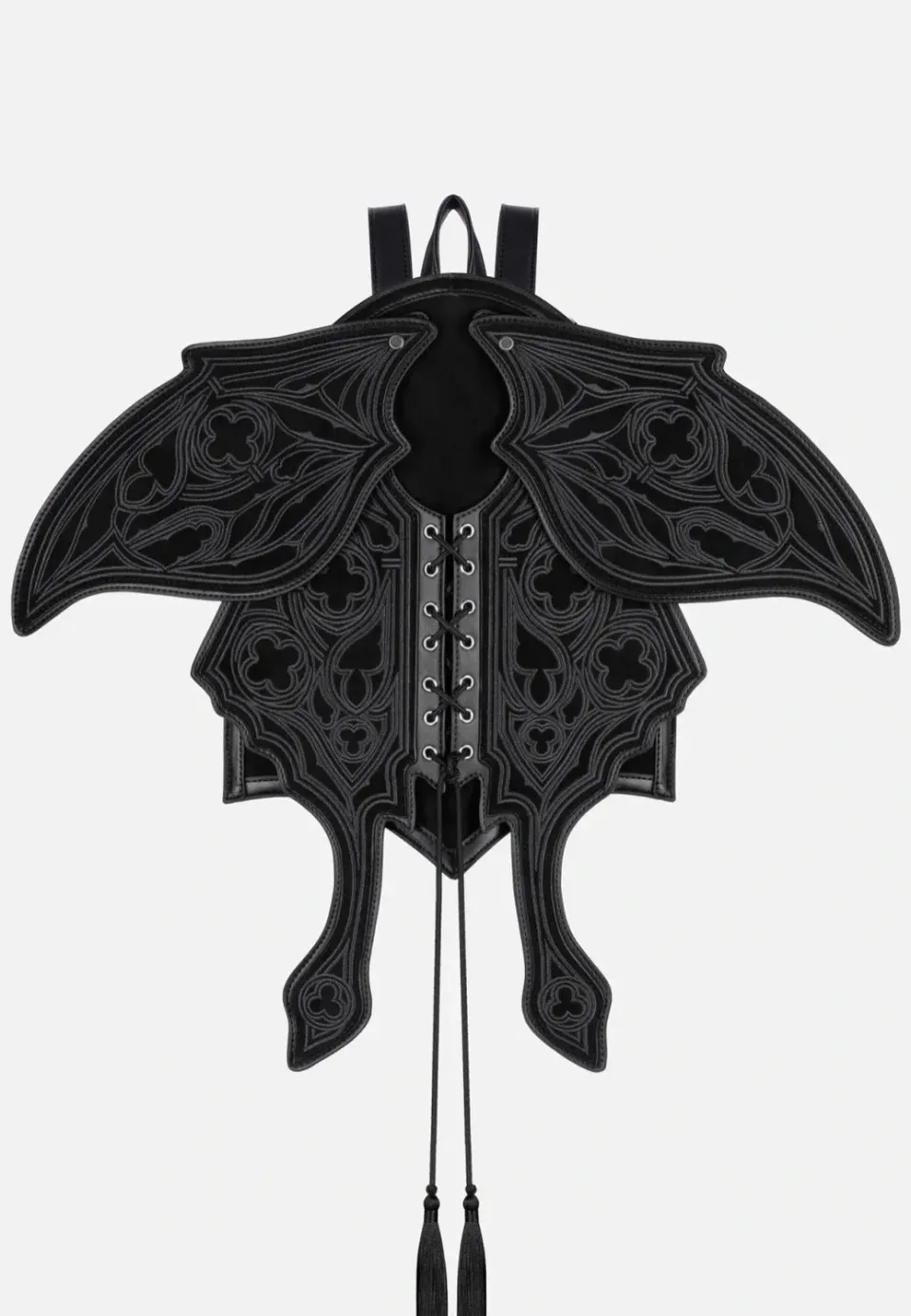 Impericon Obsidian Moth Suede Black Rucksack schwarz