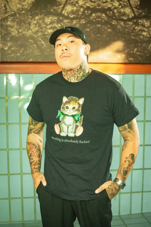 Paleface Swiss Cursed Cat T-Shirt Baumwolle