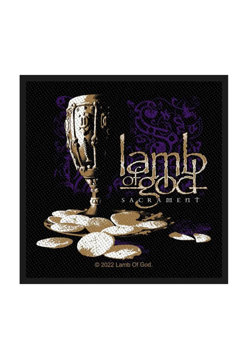Impericon Sacrament Aufnäher schwarz