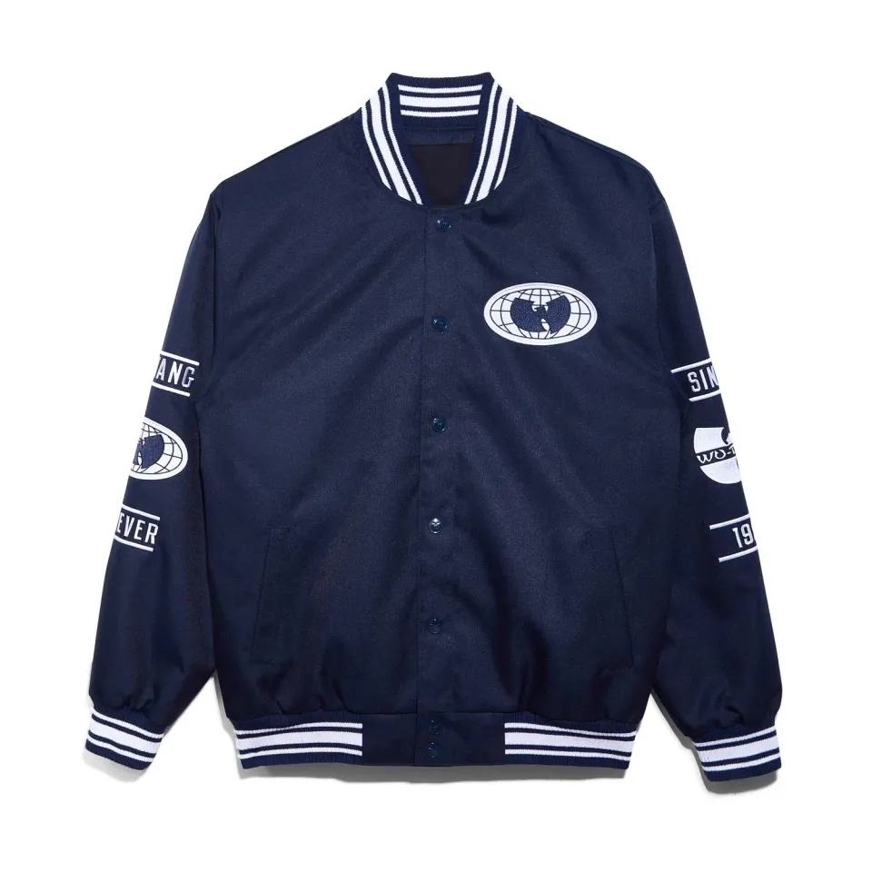 Wu-Tang All-City Jacke Navy White Polyester