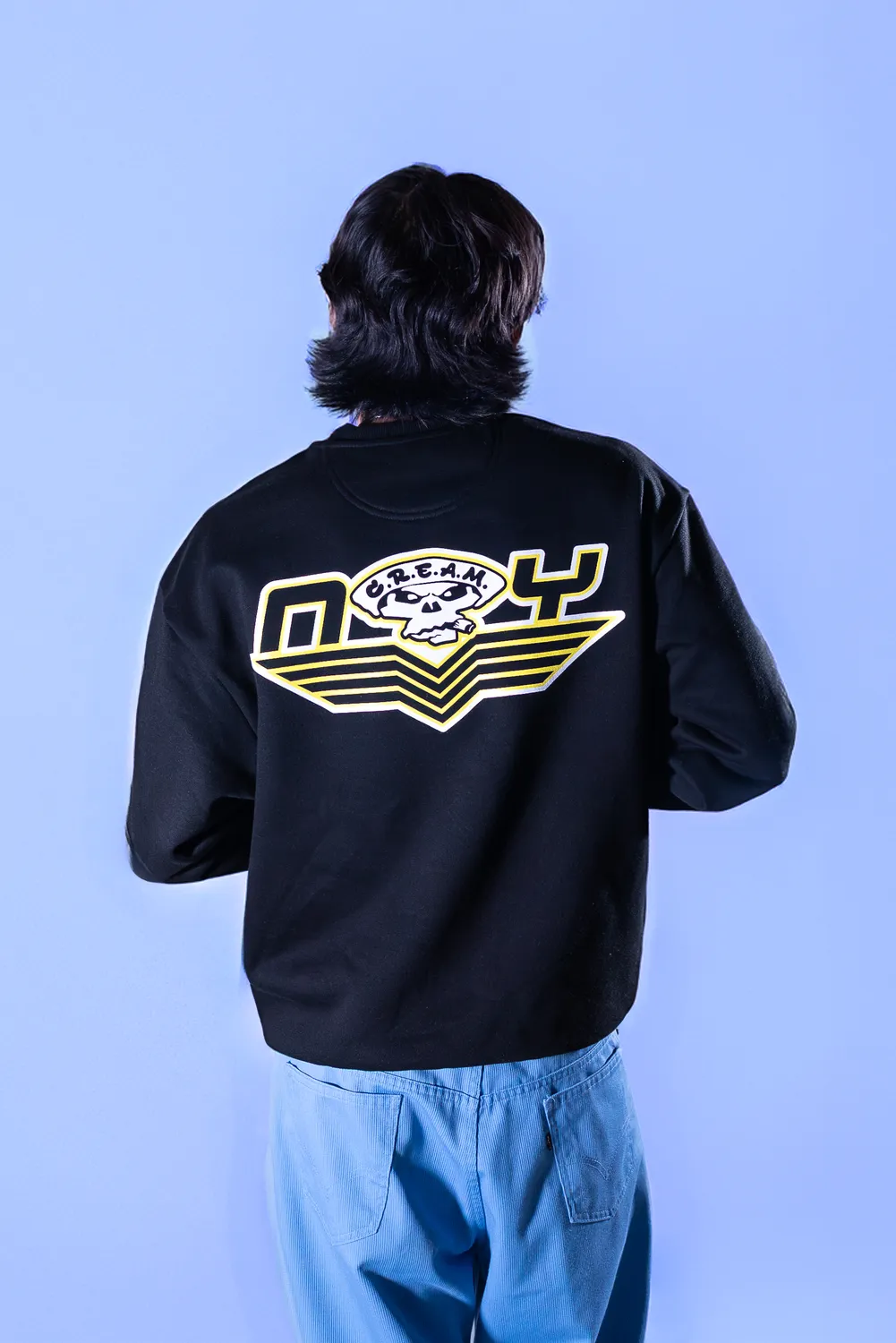 Wu-Tang Raceway Crewneck Sweatshirt Fleece schwarz