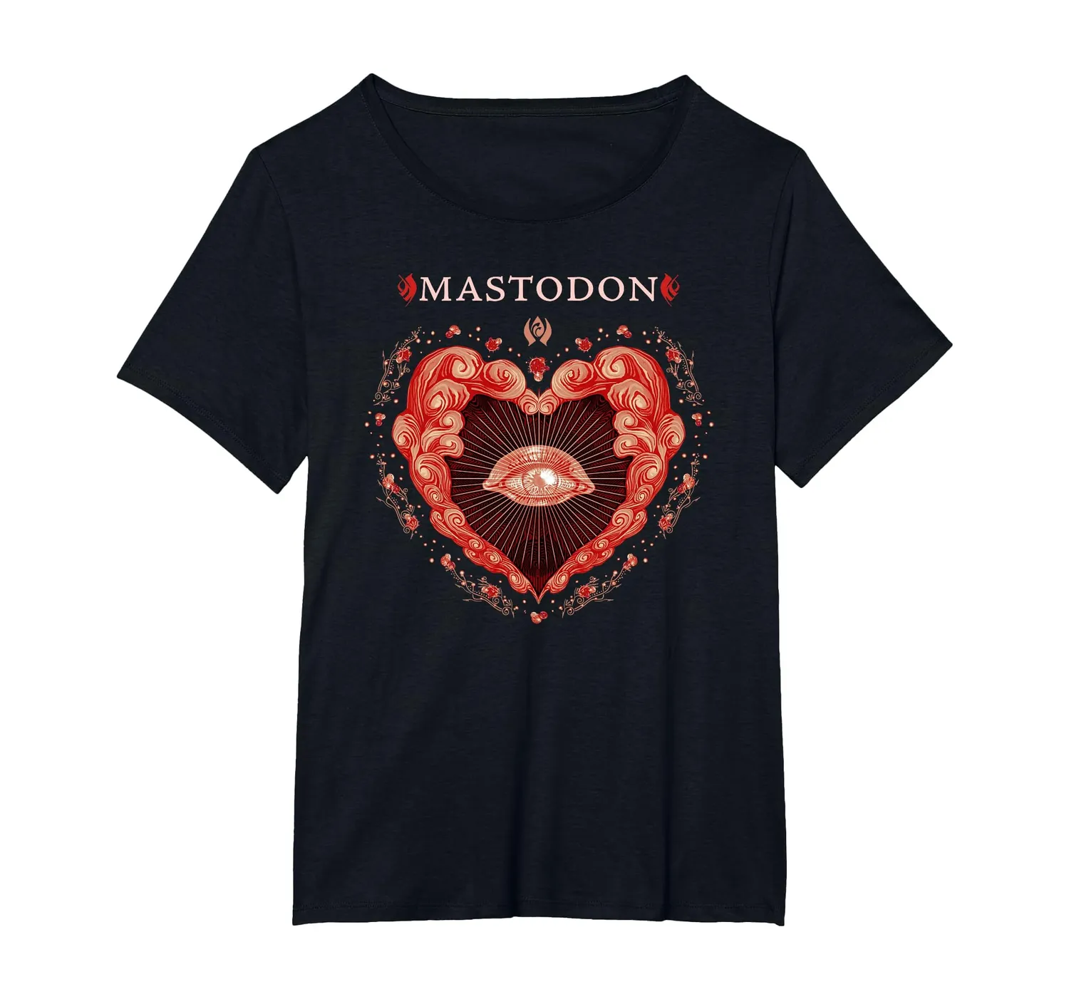 Mastodon Cts Heart T-Shirt Herz-Print