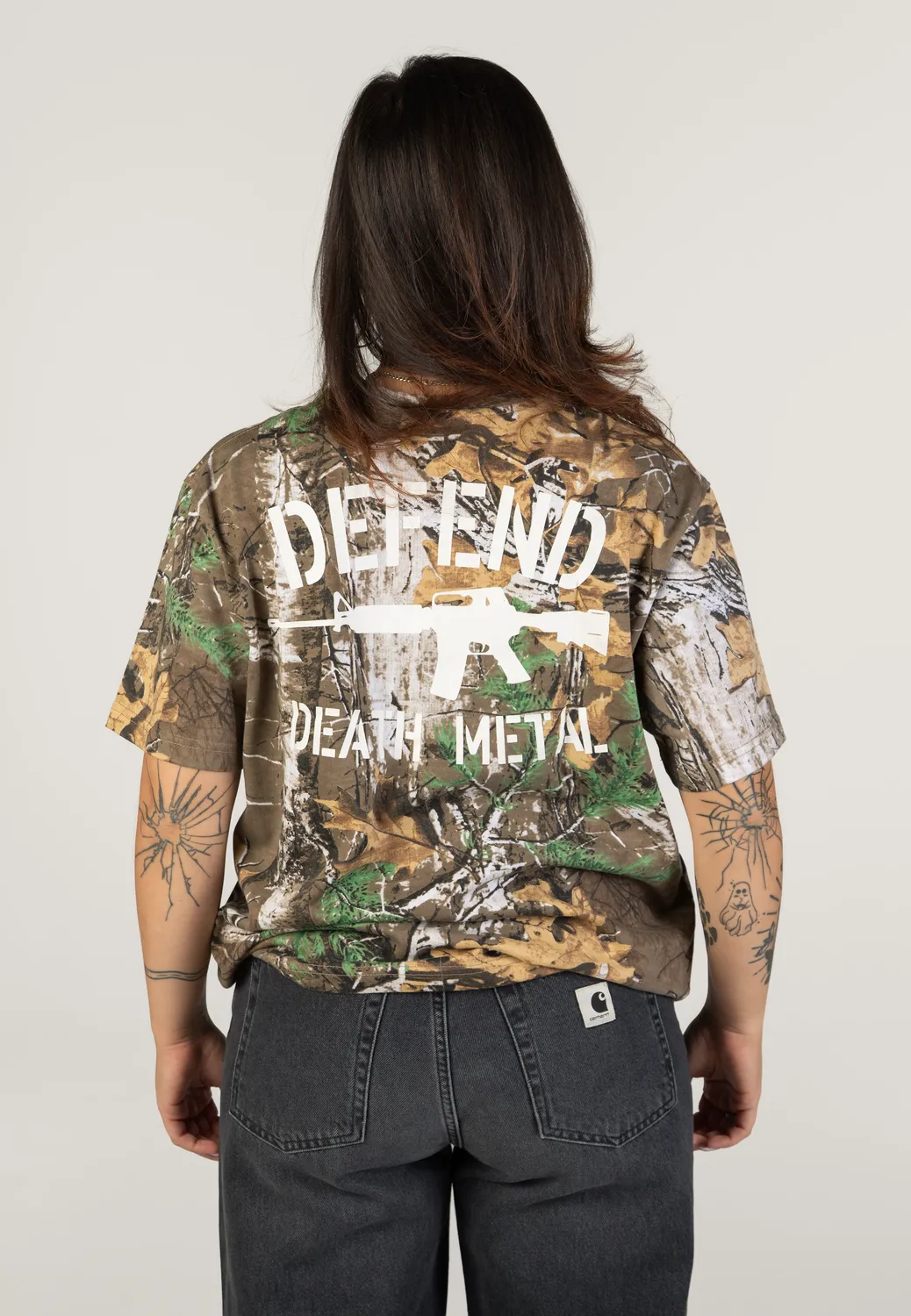 Impericon Defend Death Metal Camo T-Shirt grün