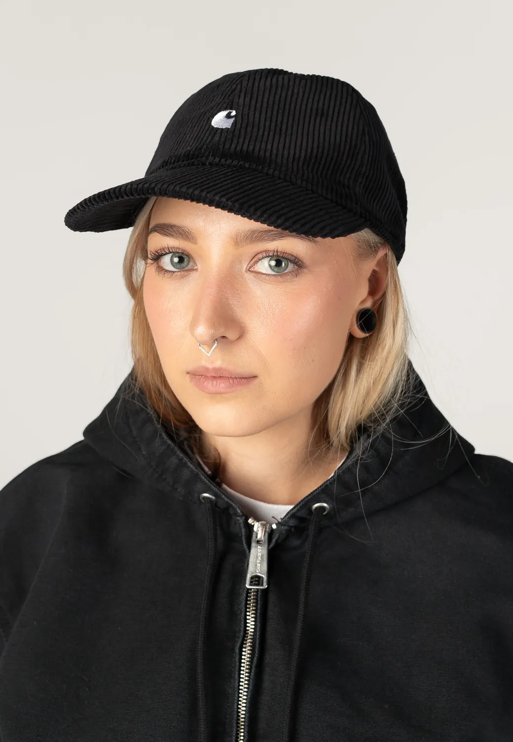 Impericon Harlem Black/White Cap Onesize Cord schwarz
