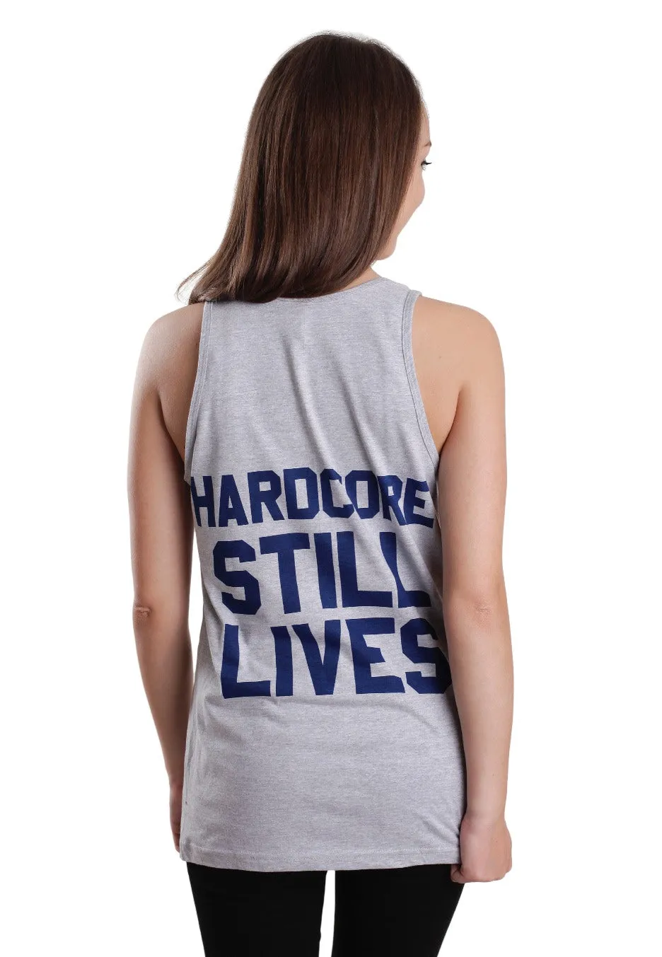 Impericon Swoop Heather Grey Tank Top grau Hardcore