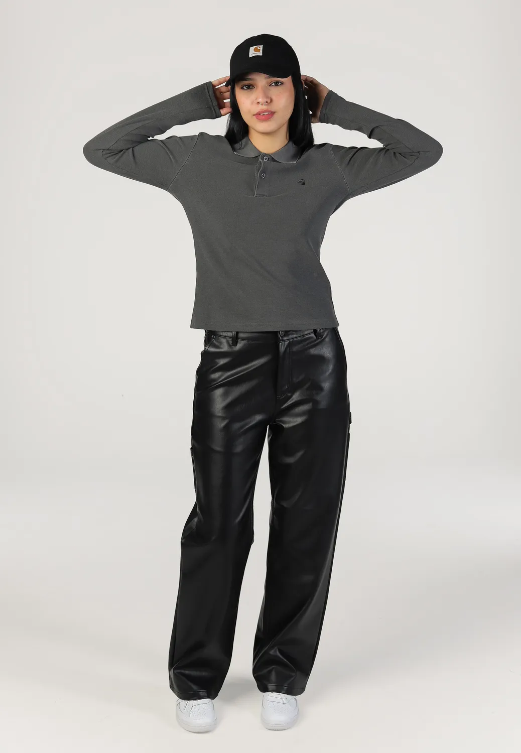Impericon Dora Garment Dyed Longsleeve schwarz Damen