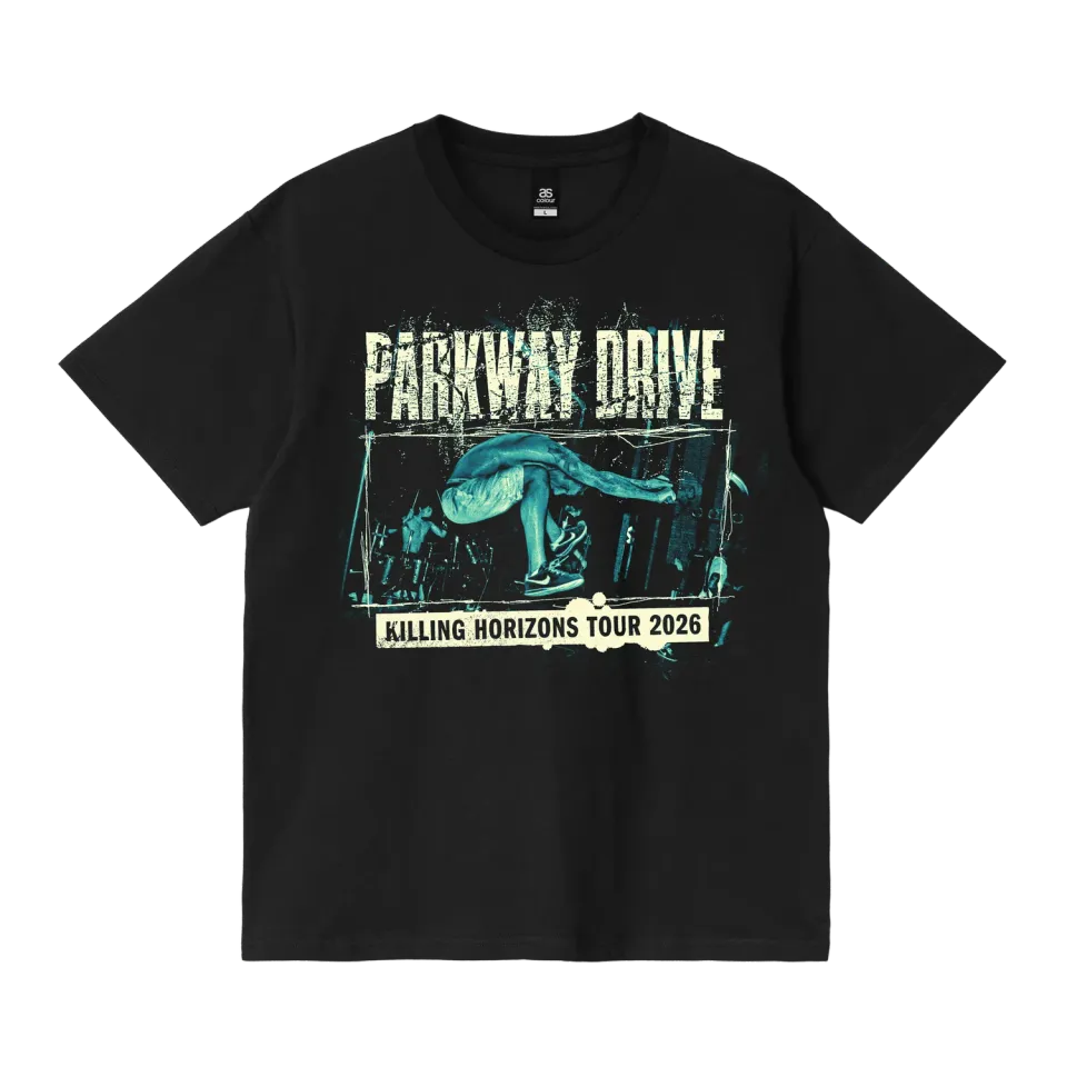 Parkway Drive Killing Horizons 2026 Tour T-Shirt Schwarz