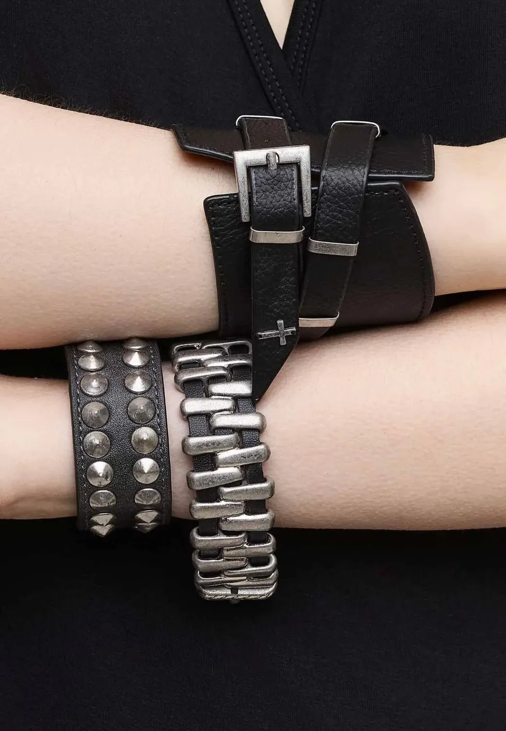 Impericon Cruel Silver Armband Set silber Onesize