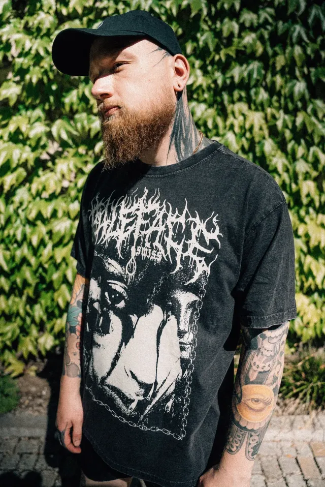Paleface Swiss Vintage Faces Washed Shirt oversized
