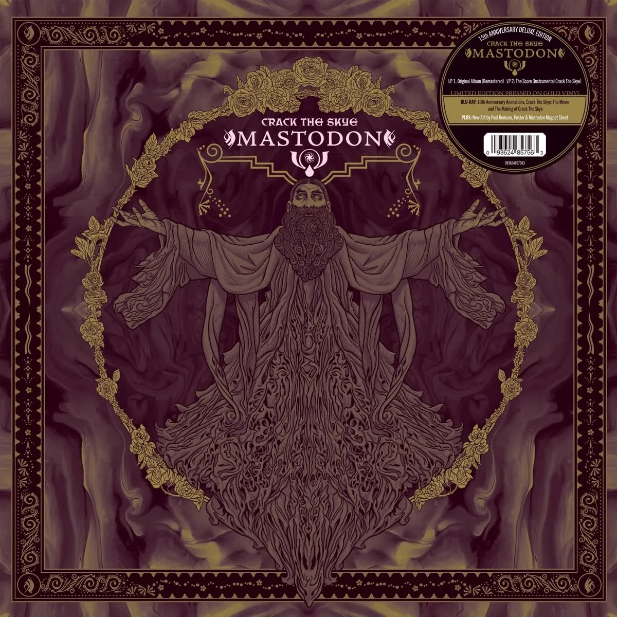 Mastodon Crack the Skye 15th Anniversary Gold-Vinyl Blu-ray