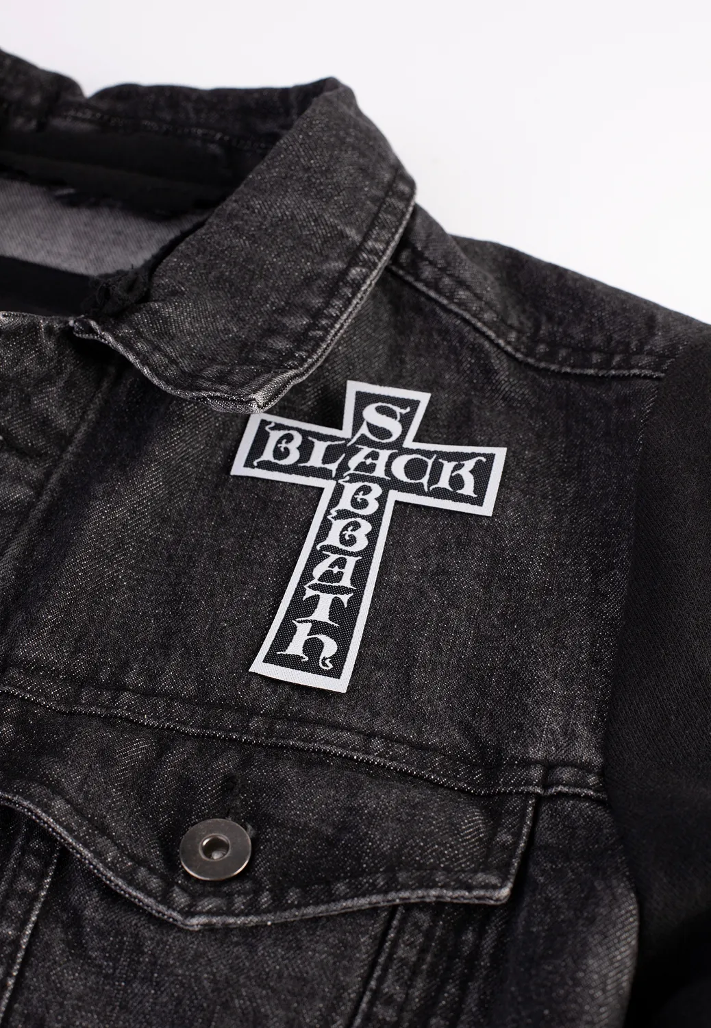 Impericon Cross Logo Cut Out Aufnäher schwarz