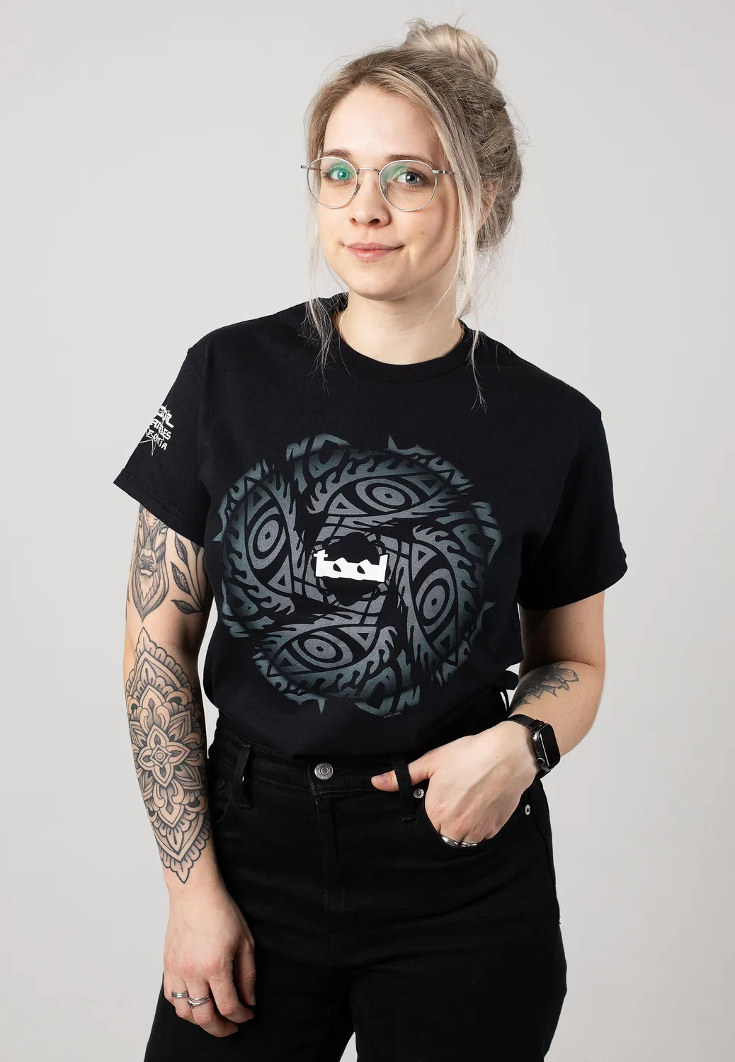 Tonal T-Shirt Schwarz S-XXL Unisex Alternative Rock Jersey