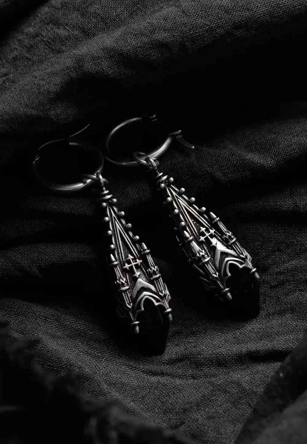Impericon Midnight Totem Silver Ohrringe Neuheit