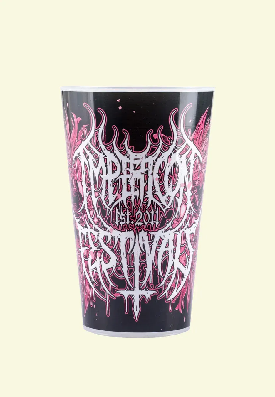 Impericon Black Metal Flowers Becher Onesize bunt