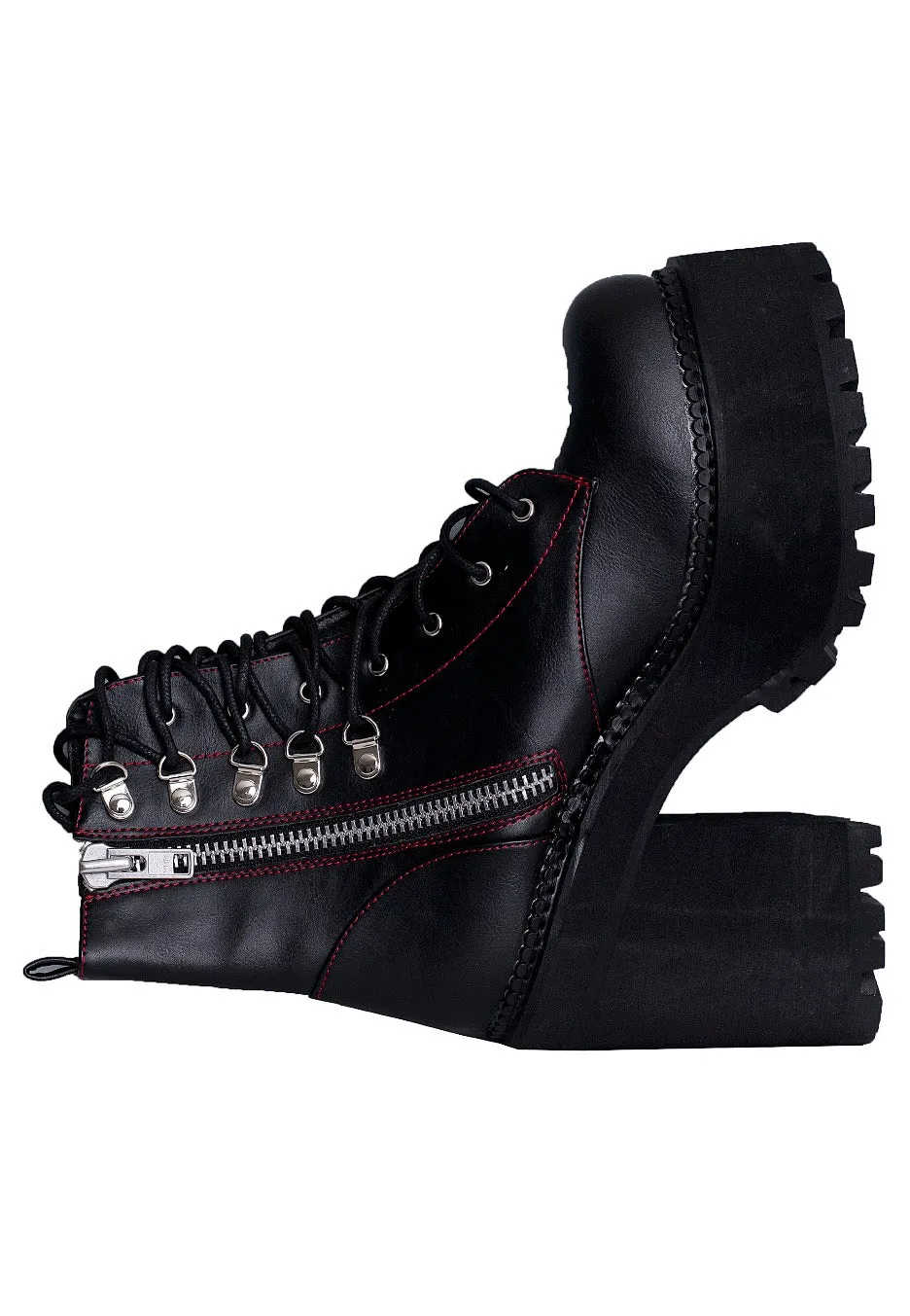 Demonia Assault 100 Boots schwarz vegan US 4-11