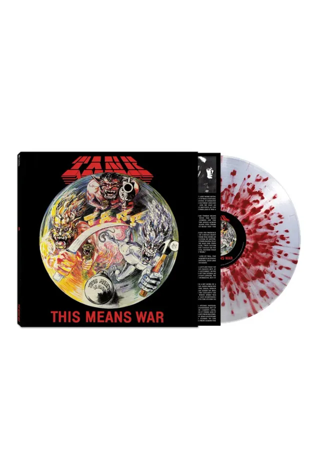 Impericon This Means War Clear Red Splatter Vinyl limitiert