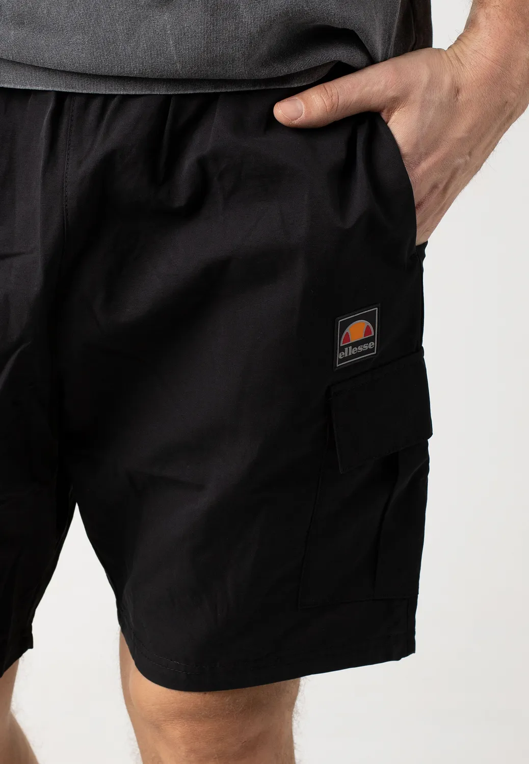 Impericon Caprera Cargo Black Cargo-Shorts M schwarz Baumwolle