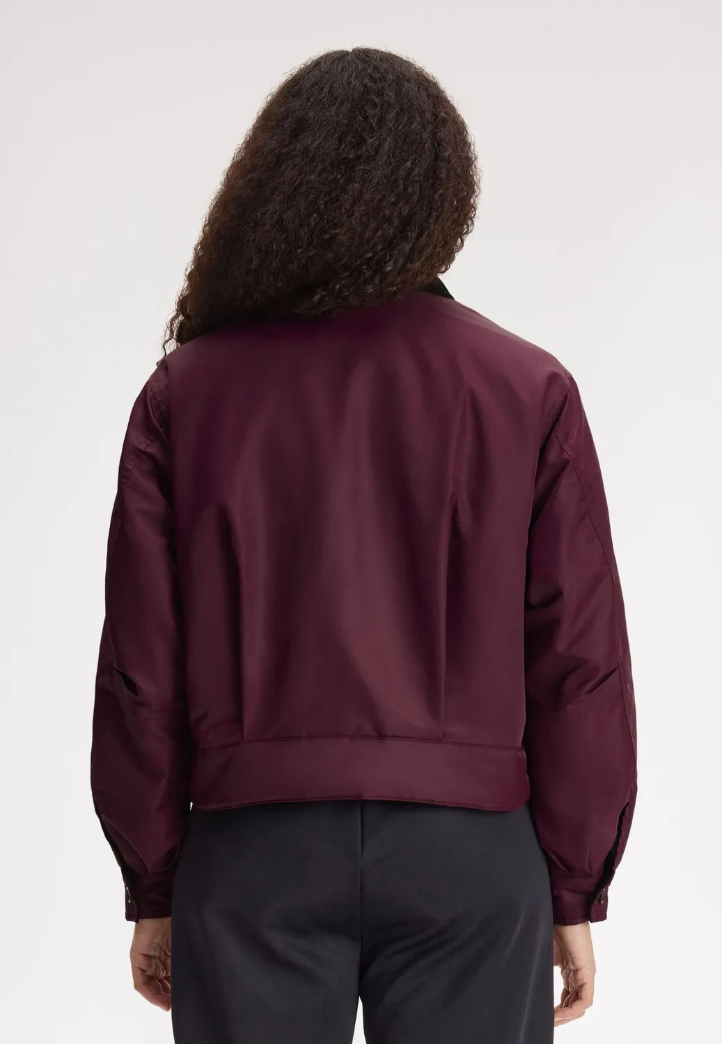 Impericon Padded Caban Plum Jacke lila kurz