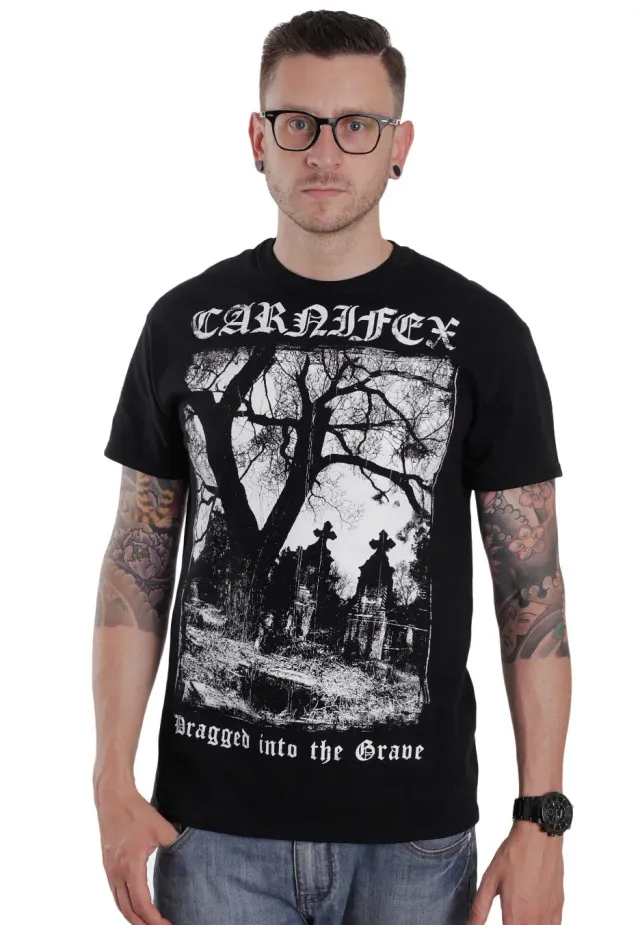 Carnifex Dragged Into The Grave T-Shirt schwarz Deathcore
