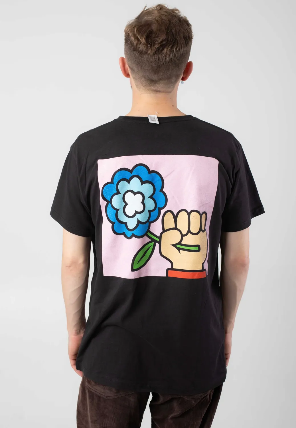 Impericon Cartoon Flower T-Shirt schwarz Unisex