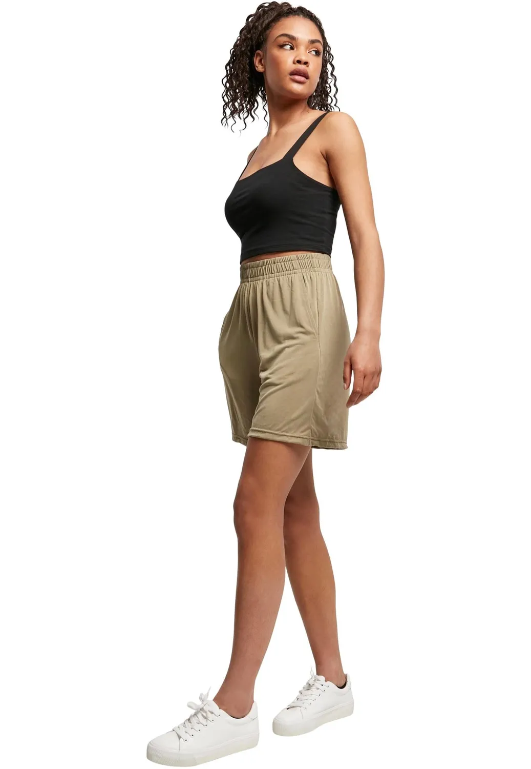 Impericon Ladies Modal Khaki Shorts Stoffshorts khaki