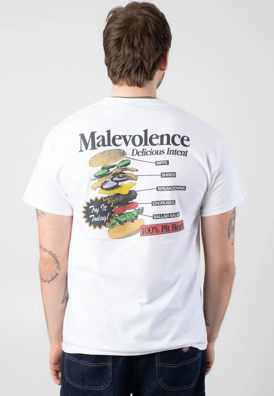 Pit Beef White T-Shirt S-3XL weiß