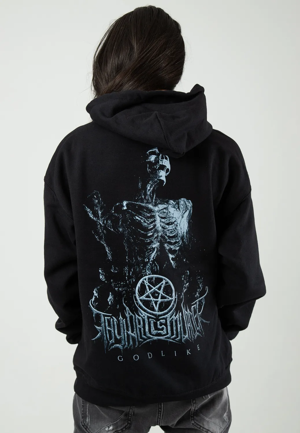 Impericon Godlike Cover Hoodie Schwarz Unisex