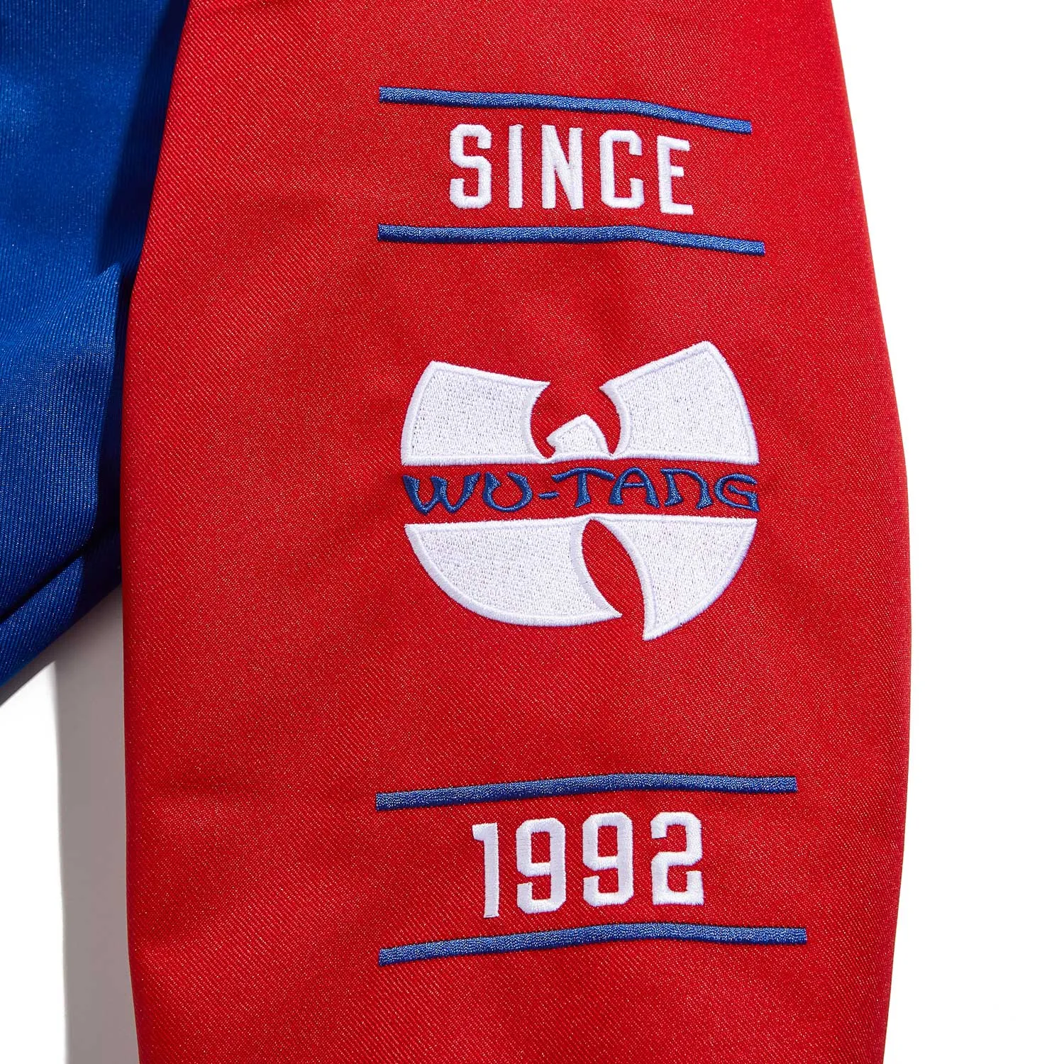Wu-Tang All-City Jacket Rot-Blau College-Jacke
