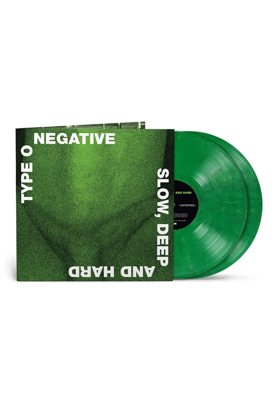 Type O Negative Slow Deep Hard 2 Vinyl grün marmoriert