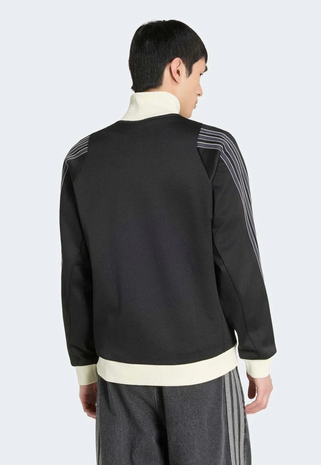 Impericon Stadium Regular Fit Pique Trainingsjacke Schwarz