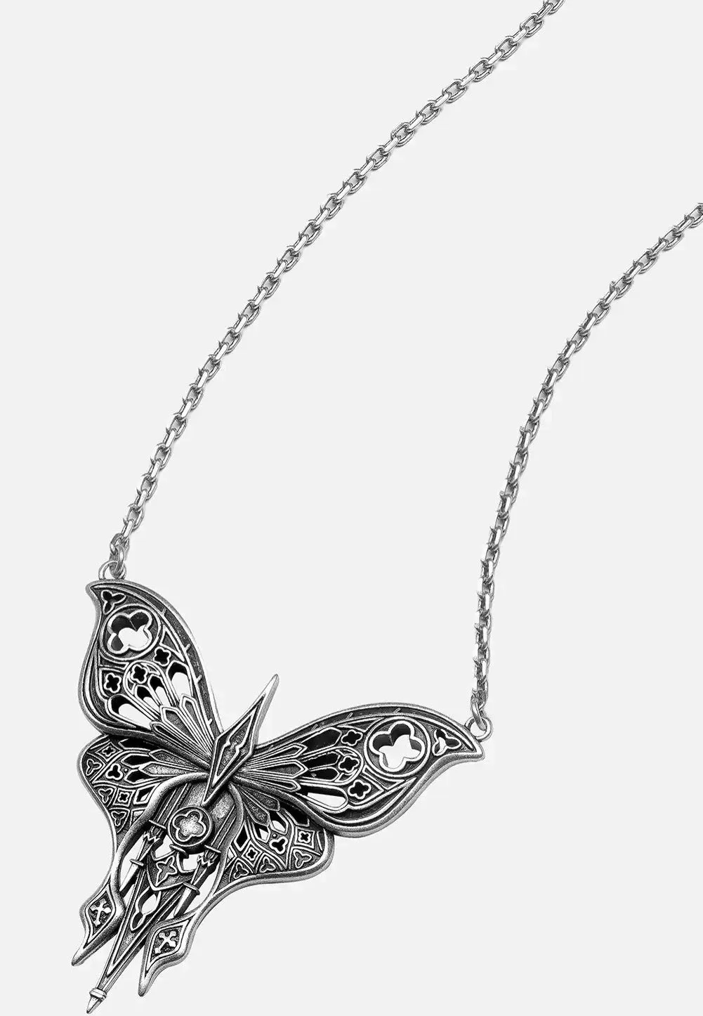 Impericon Sanctuary Moth Kette silber Onesize Gothic