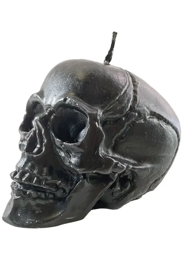 Impericon Anatomical Skull Black Kerze Amber Duft