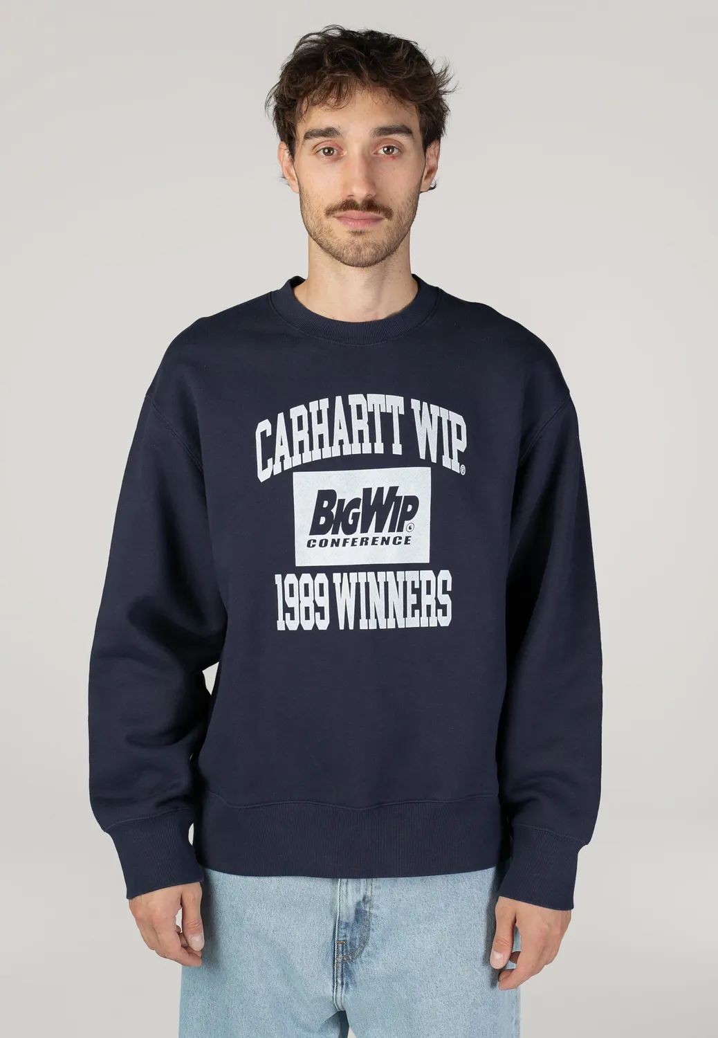 Impericon 1989 Winners Heavy Stone Wash Sweater navy Stone Wash