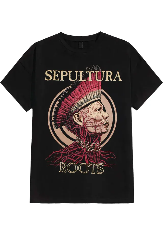 Impericon Bloody Roots T-Shirt schwarz Jersey