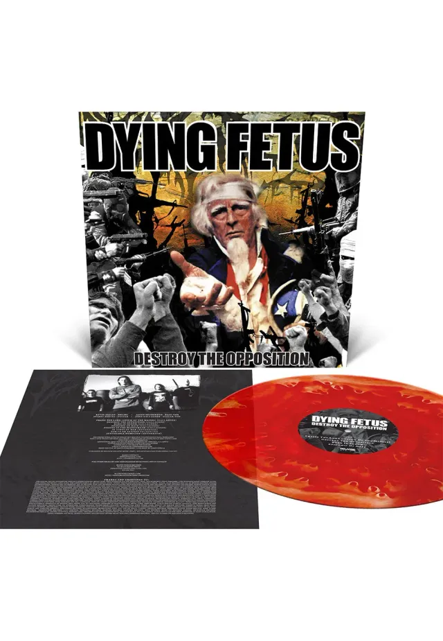 Dying Fetus Destroy The Opposition Vinyl Blood Red Cloudy