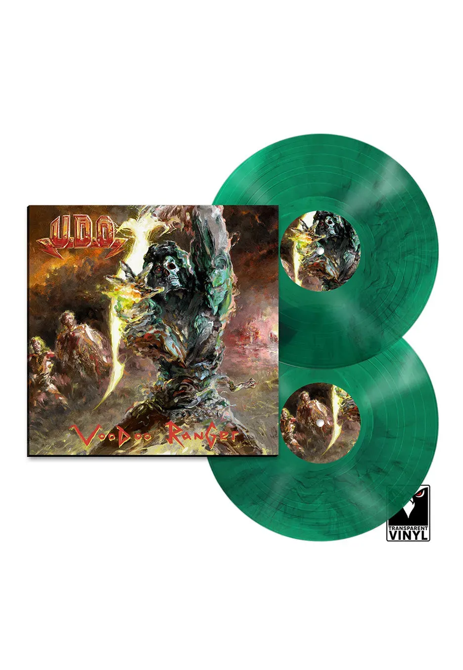 U.D.O. Voodoo Ranger Green Marbled Doppel-Vinyl