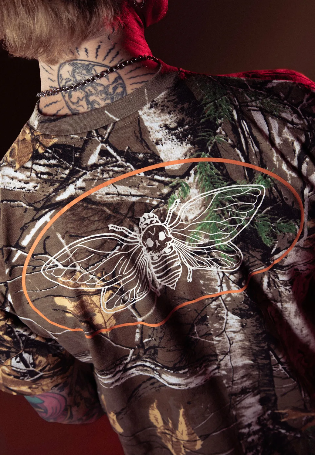 Impericon Barbed Wire Real Camo T-Shirt grün