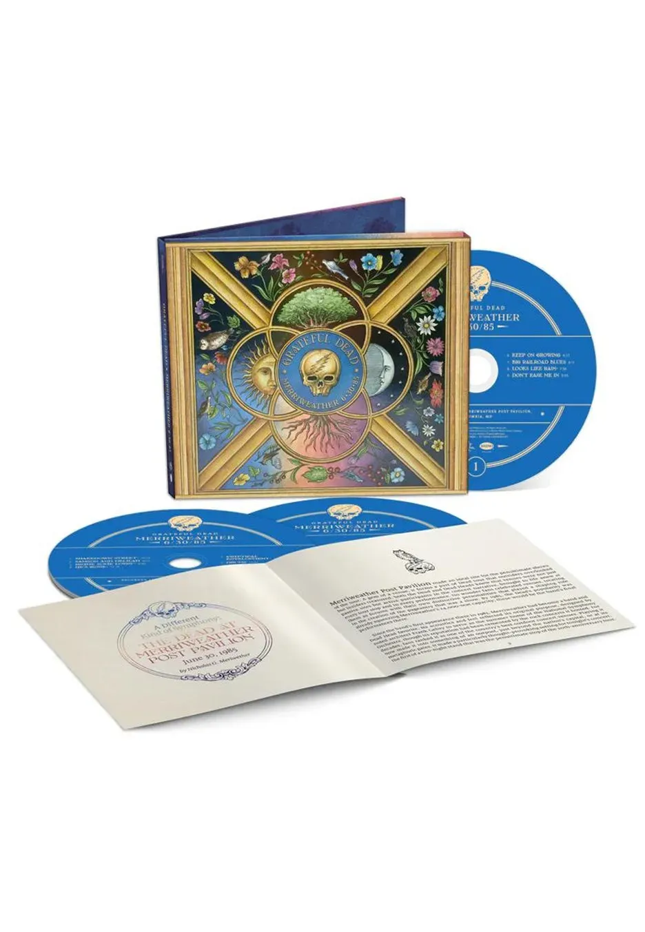 Grateful Dead Merriweather 6/30/85 3-CD Box Southern Rock