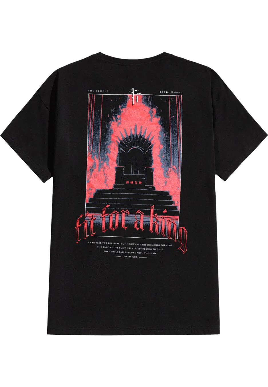 Impericon Throne T-Shirt schwarz L Metalcore