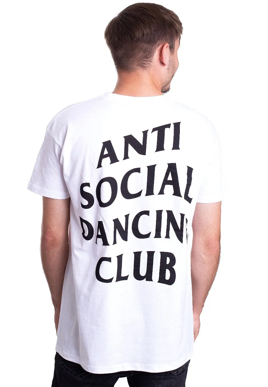Impericon Anti Social T-Shirt Weiß Jersey