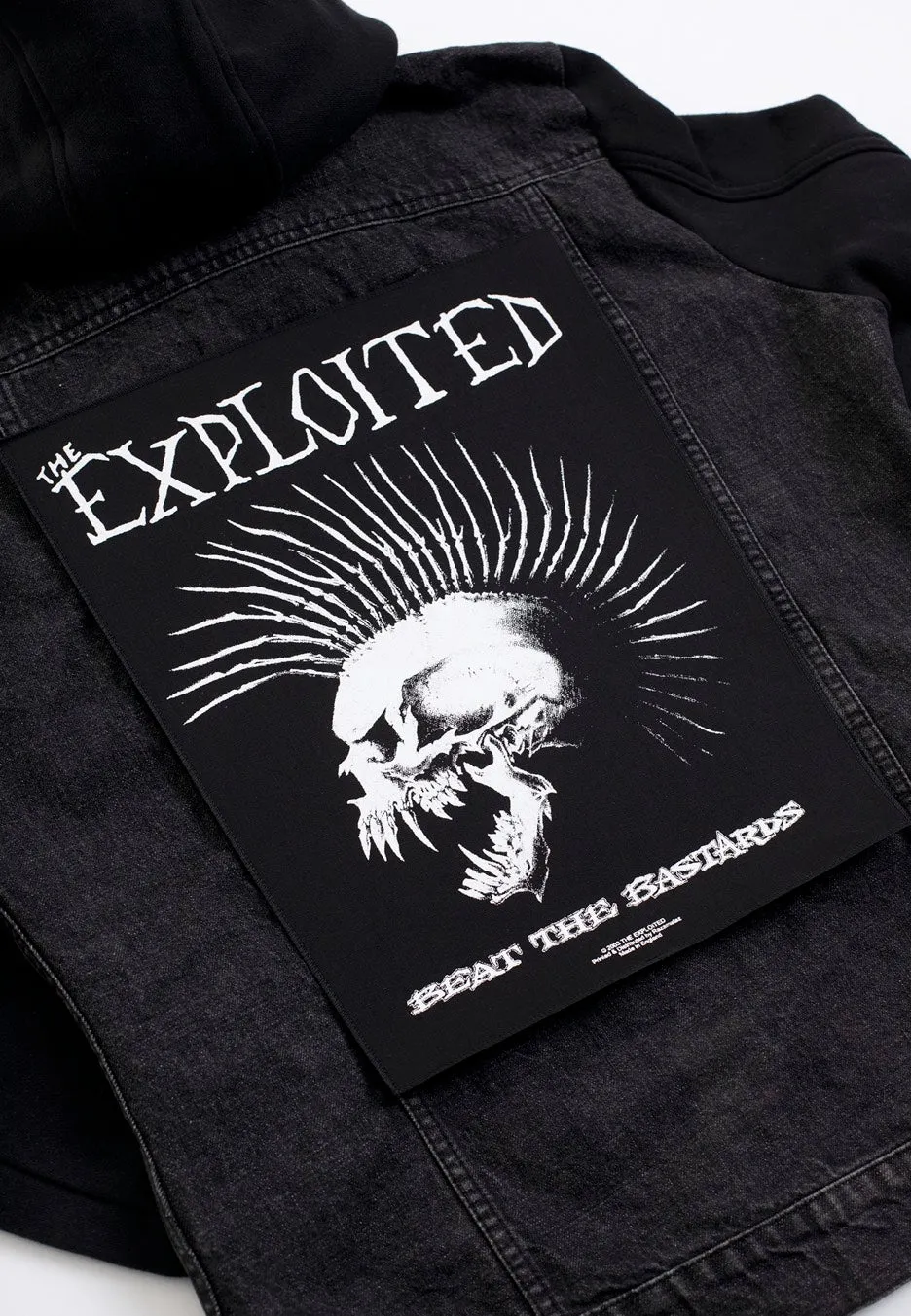 Impericon Beat The Bastards Backpatch schwarz