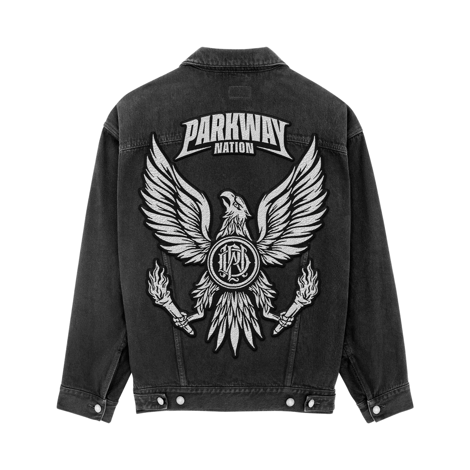 Parkway Drive Parkway Nation Jeansjacke schwarz bestickt