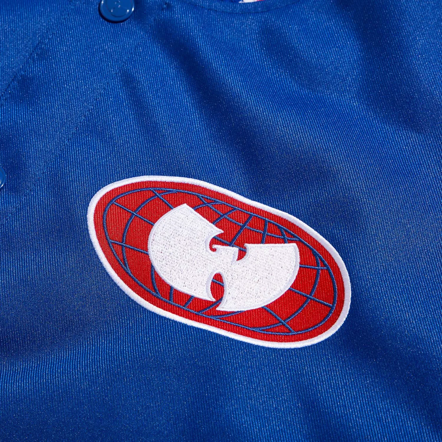 Wu-Tang All-City Jacket Rot-Blau College-Jacke
