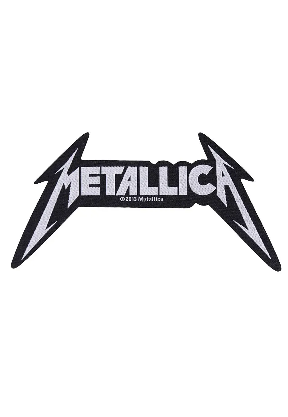 Impericon Logo Die Cut Aufnäher Onesize Schwarz Metal
