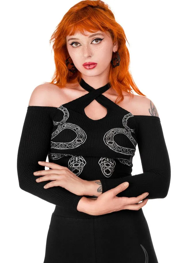 Impericon Cathedral Snake Black Longsleeve schwarz Damen