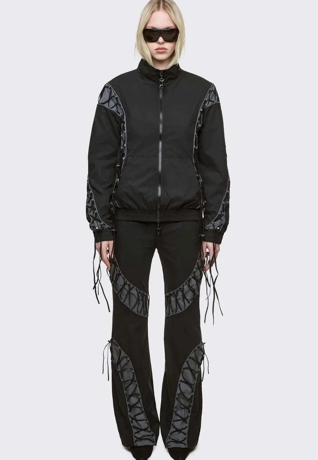 Impericon Tangle Black Windbreaker Jacke schwarz M