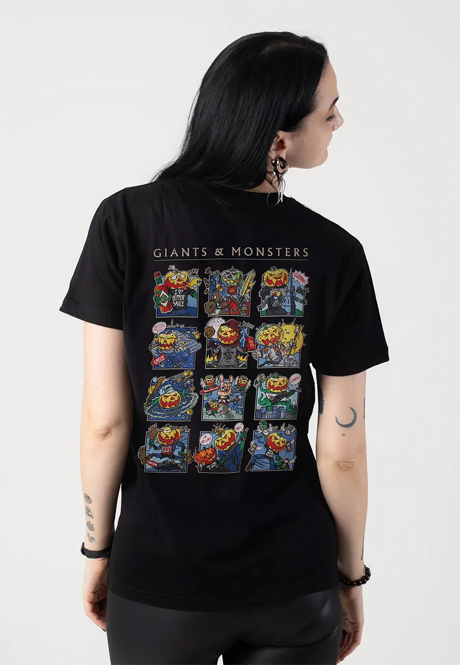Impericon Classic Logo Comics T-Shirt schwarz Unisex